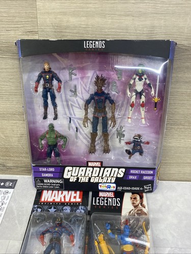 Marvel Universe/ Legends 3.75. Guardians Of The Galaxy Plus Extras. Sealed Sets - Picture 2 of 19