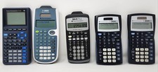 Lot of 5 Texas Instruments TI-30XS  BA ll Plus  Two TI-30XllS and TI-81
