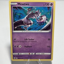 Carta Pokemon TCG Mewtwo 056/172 NM rara stelle brillanti quasi nuova SWSH 56/172