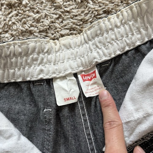 Pantalones cortos vaqueros deportivos vintage de los 80’s Levi’s lavado ácido para mujer talla 30 - Imagen 6 de 10