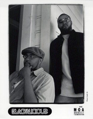 Blackalicious 2002 MCA Records Silver Gelatin Print Press Photo Hip Hop Group