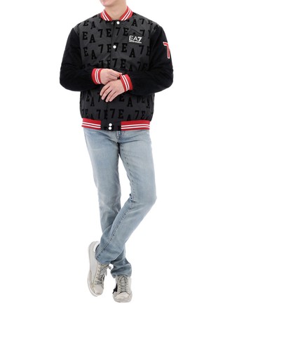 Emporio Armani EA7 Logo Bomber Jacket 63147474 - Picture 10 of 14