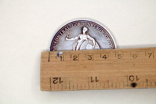 Konteradmiral Nelson HMS Victory Navy Davisons Schlacht am Nil Medaille Silber - Bild 2 von 2