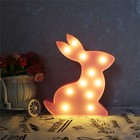  Lustige Kaninchenform Nachtlampe Chic Desktop Light Nachttisch Dekorative Light