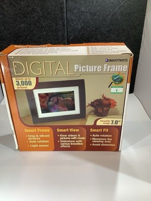 Smartparts Digital Picture Frame 7  Up To 2000 Pictures Wood Look