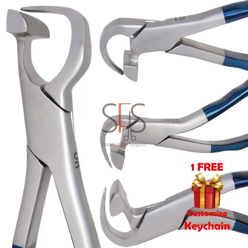 Physics Forceps Dental Extraction Molar Atraumatic Tooth Dental Tool Set of 4 CE - Picture 6 of 6