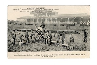 K159 Airplanes France 1912 Aero Club Early Picture Postcard