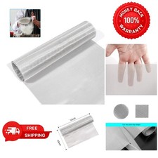Versatile 12 x 40 Inch Stainless Steel Mesh - Ideal for Home Filtration & Safety