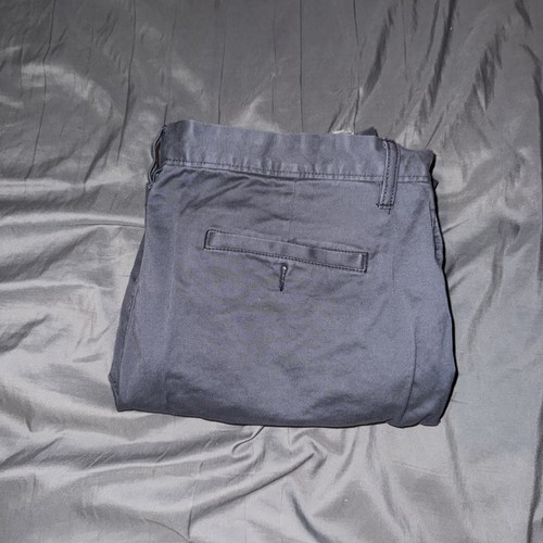Wallin & Bros grau vorne flach normale Passform 5 Taschen Hose Größe 36 W x 30 L - Bild 6 von 6