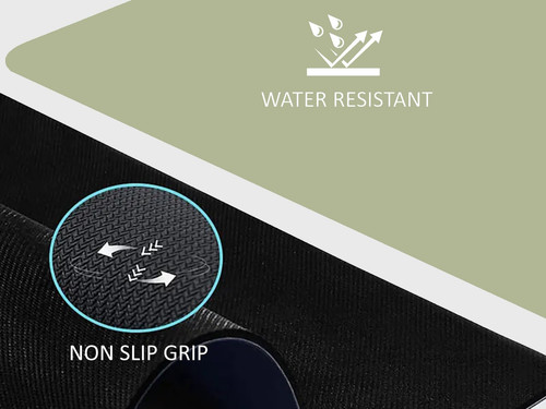 Premium Yoga Mat - 5mm Thick, Extra Wide & Long, Non-Slip Natural Rubber Base... - Picture 4 of 6