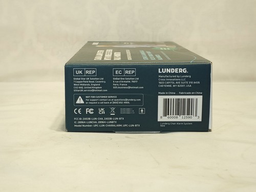 Lunderg Chair Alarm System Wireless Early Alert Sensor Pad with Monitor - Picture 3 of 4