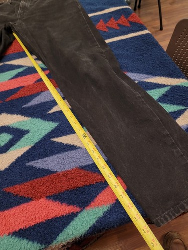 Vtg Levi's 550 Black Jeans Mens 34x34 Orange Tab Relaxed Fit Tapered Leg 1996 - Picture 9 of 9