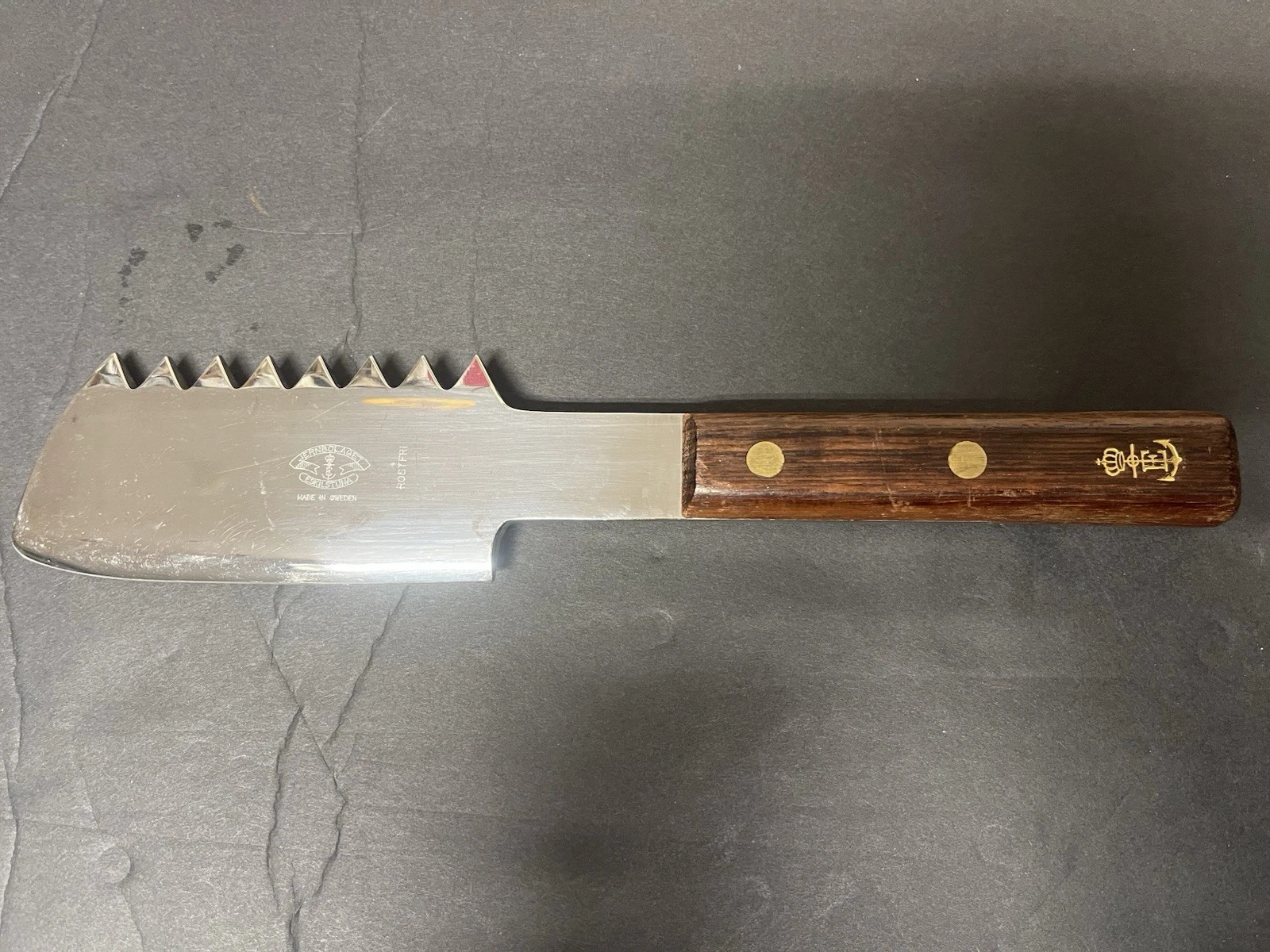 Vintage Original Swedish Eskilstuna Jernbolaget Meat Cleaver Tenderizer