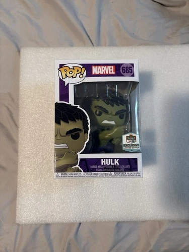 Funko POP! Disney Marvel Hulk #685 Vinyl Figure + Case HQ Shop Exclusive MINT🔥