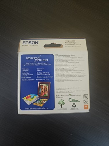 Wkłady atramentowe Epson 220 CMYK 4pk Combo - czarne, błękitne, purpurowe, żółte Exp: 11/27 - Zdjęcie 3 z 9