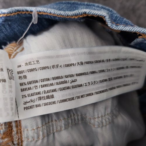Abercrombie Girl Shorts 11 12 Denim High Rise Mini Mom Cuffed Stretch Casual - Picture 11 of 12