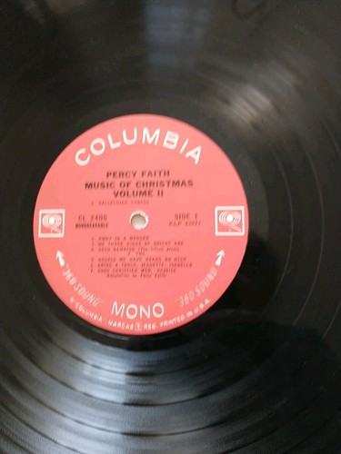 Vintage 33 Rpm Vinyl Record Album Music Of Christmas Percy Faith Vol 2 - Bild 6 von 7