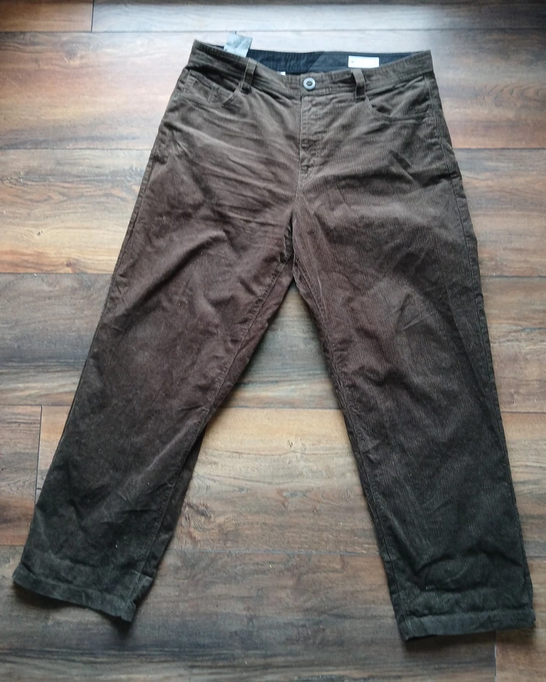 VOLCOM CORD HOSE BRAUN W34 1X GETRAGEN - Bild 3 von 4