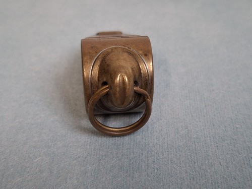 Silbato de latón vintage The Acme Thunderer con guisante de corcho hecho en Inglaterra - Imagen 4 de 7