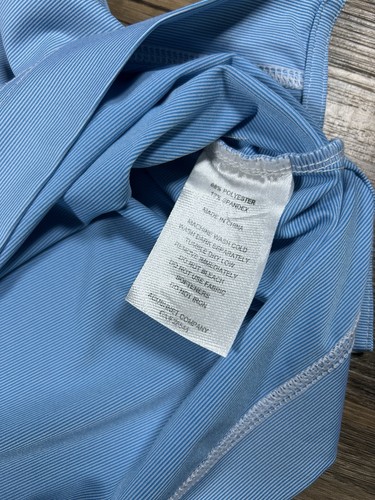 FootJoy FJ Golf Poloshirt Herren S blau gestreift Stretch Golf Torrey Pines Logo - Bild 8 von 11