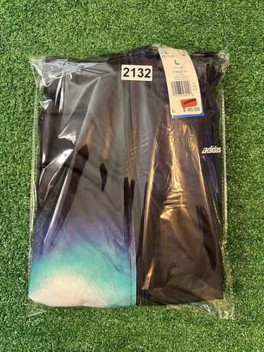 adidas Originals Men's Graphics Y2K Track Jacket HC7179 Black/Blue Rush Size L - Picture 7 of 8