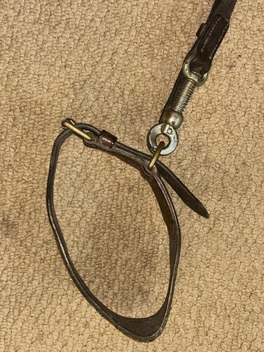 Antique Woods Patent Leather Single Quick Release Greyhound Coursing Slip Lead - Picture 2 of 8