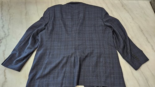 Austin Reed Blue Lambswool John Rich & Bros Two Button Men's Blazer Jacket 50R - Picture 10 of 10