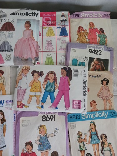 Box Lot Vintage Simplicity McCalls Butterick Patterns Children's Clothes - Picture 6 of 7