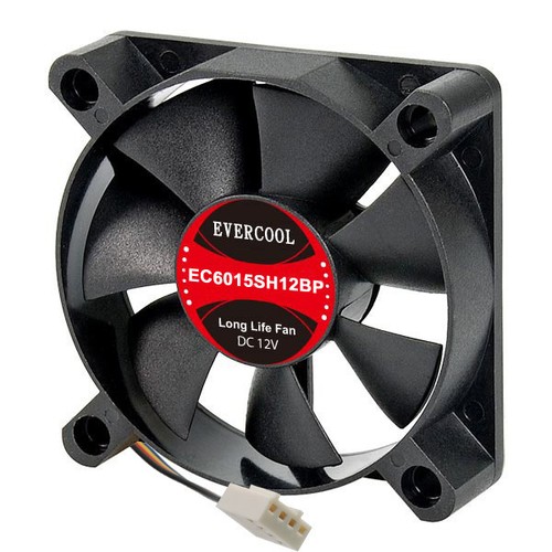 EverCool EC6015SH12BP 60mm x 15mm PWM Fan, 4Pin PWM