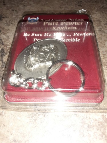 New!~ Sealed~2001 Super Bowl XXXV Souvenir Pewter Key Chain NFL Football Tampa! - Picture 2 of 2