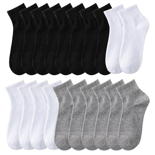 20 Pairs/Lot Men Business Breathable Cotton Sock Casual Simple Sports Short Sock - Bild 29 von 35