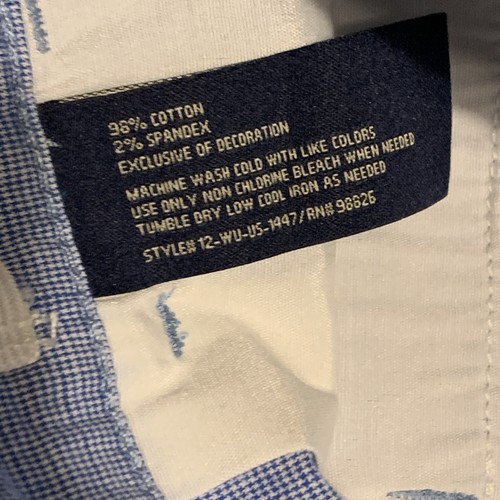 US Polo Assn. Shorts Blue/Check ~ Boys Size 18 (#1) - Picture 7 of 7