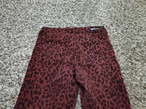 Social Standard Jeans Damen 6 Lila Gepard Print Ankle Skinny Baumwolle Stretch - Bild 7 von 11