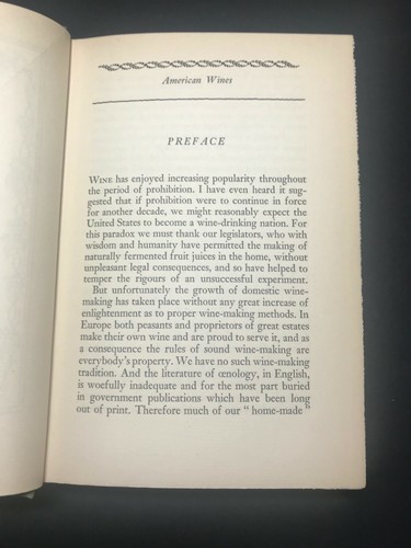 American Wines and How To Make Them, Philip M. Wagner-1933-1st Ed, 1st Prtg Book - Foto 6 di 12