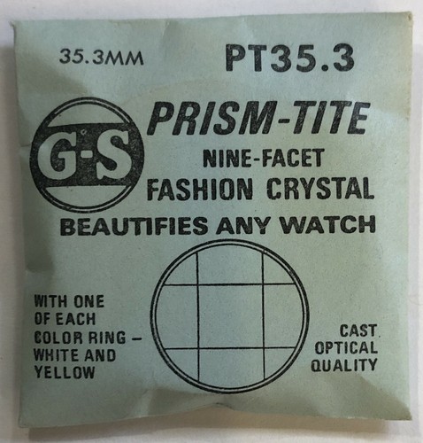 Original NOS G-S "PT" Wristwatch Crystals - Many Variations Available! - Picture 204 of 211