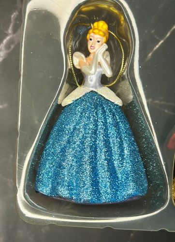 Rare Vintage Disney Princess Glass Handblown Ornaments - Picture 12 of 15