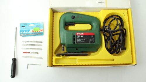 BOSCH PST 50 Stichsäge Pendelhubstichsäge 350 Watt Originalkarton +6 Sägeblätter - Bild 2 von 10