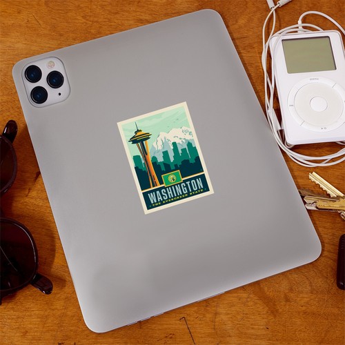 50 States US Travel Vinyl Sticker Set - Picture 7 of 8