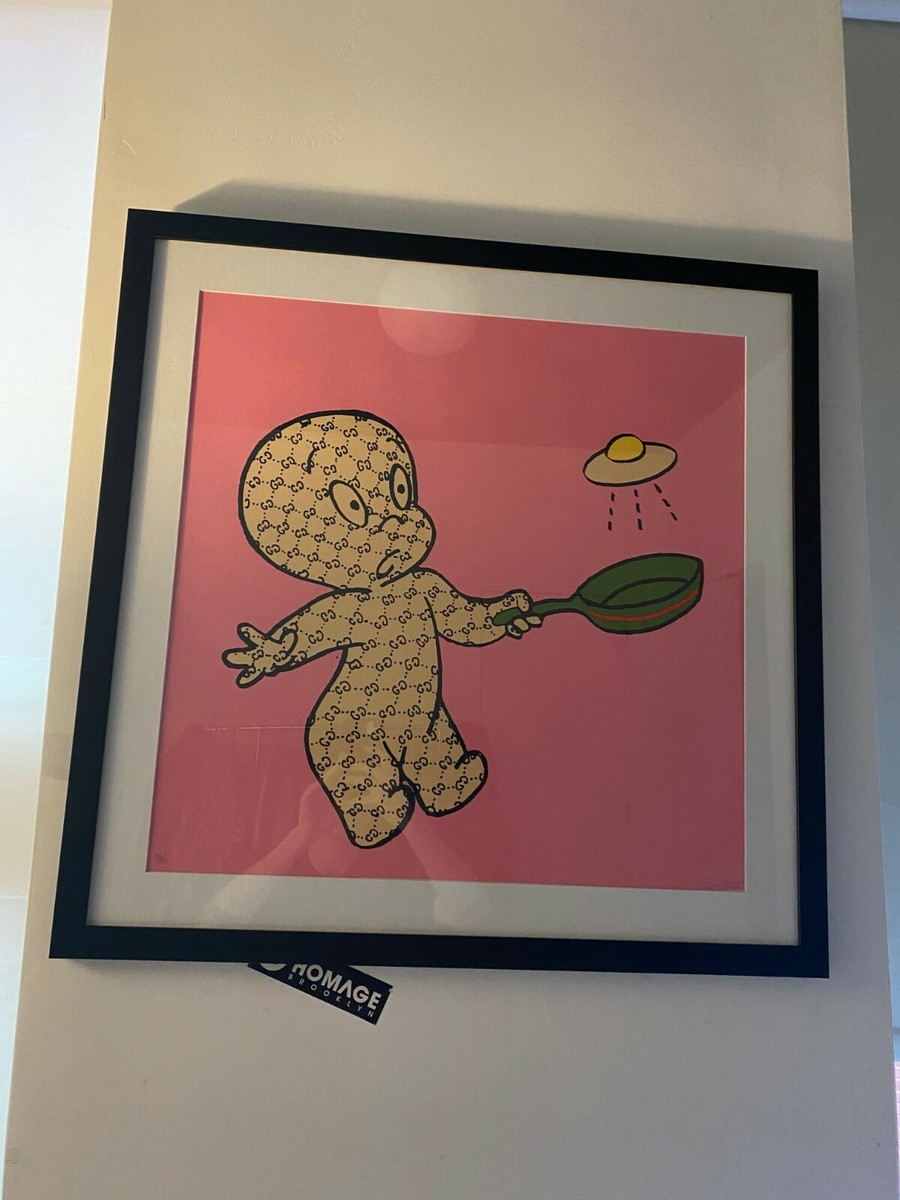 Trouble Andrew Gucci Ghost Print 1/113 Pink Signed | eBay Trouble Andrew Gucci Ghost Print 1/113 Pink Signed | eBay