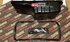 Honda B16 B18 B20 Vtec Tapped Oil Pan Turbo Return 10AN Fitting Welded