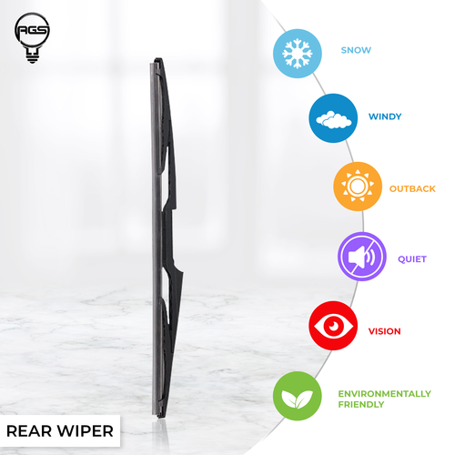 Rear Windscreen Wiper Blade For Fiat 500 all 2007 2008 2009 2010 2011 - Picture 1 of 11