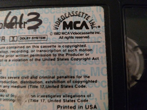 The Sword And The Sorcerer VHS MCA Rainbow 1982 - Picture 9 of 10