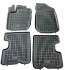 4 tappetini inodori gomma per interni auto