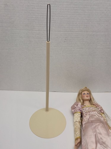 Vintage Franklin Mint Rapunzel Heirloom Porcelain Doll 19" by Gerda Neubacher - Afbeelding 3 van 24