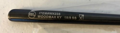 WOODMAX KY NSF 18/8 Utensili Cucchiaio Scoop Acciaio Inox NUOVO - Foto 6 di 6