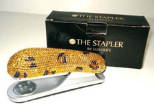 NWB Gorgeous! THE STAPLER by LUSHLIFE One Silver Crystal Stapler MSRP $29.99