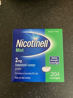 Nicotinell 2 mg Lutschtabletten - neuwertig - 204 Stück. Zusätzliche Stärke. Lange Ablaufdaten