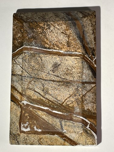 Linens N Things NB Beige Marmoroptik Stein Badablage + Seifenschale Made in India - Bild 17 von 24