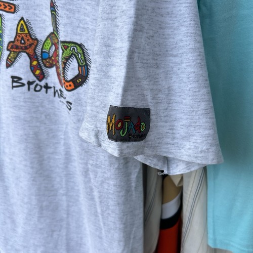 Vintage 1992 Mojado Brothers Tee L (Fits M) Single Stitch Wolf Graphic - Picture 4 of 6