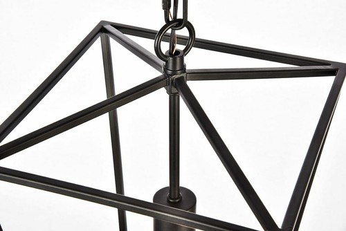 Kronleuchter Pendelleuchte Leuchte schwarz Esszimmer oder Kücheninsel Landhaus - Bild 6 von 7